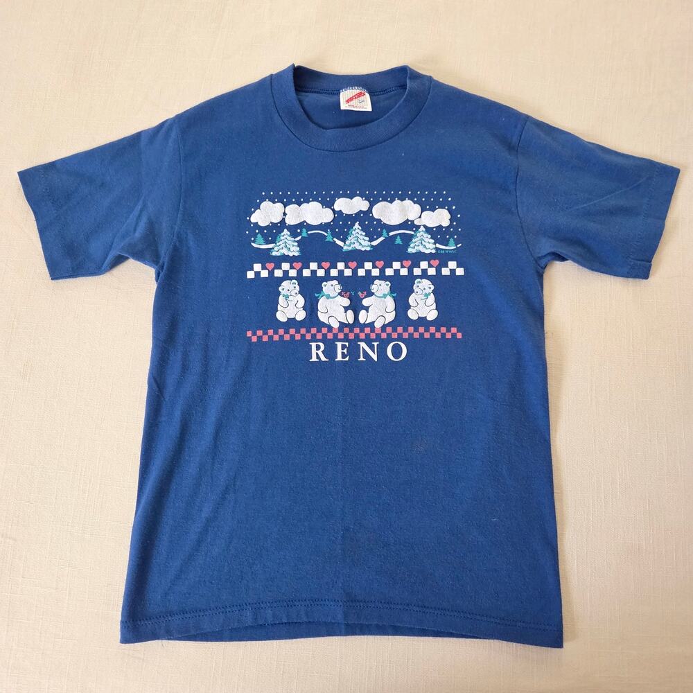 Vintage Reno Bears Souvenir Tee kids 12/14